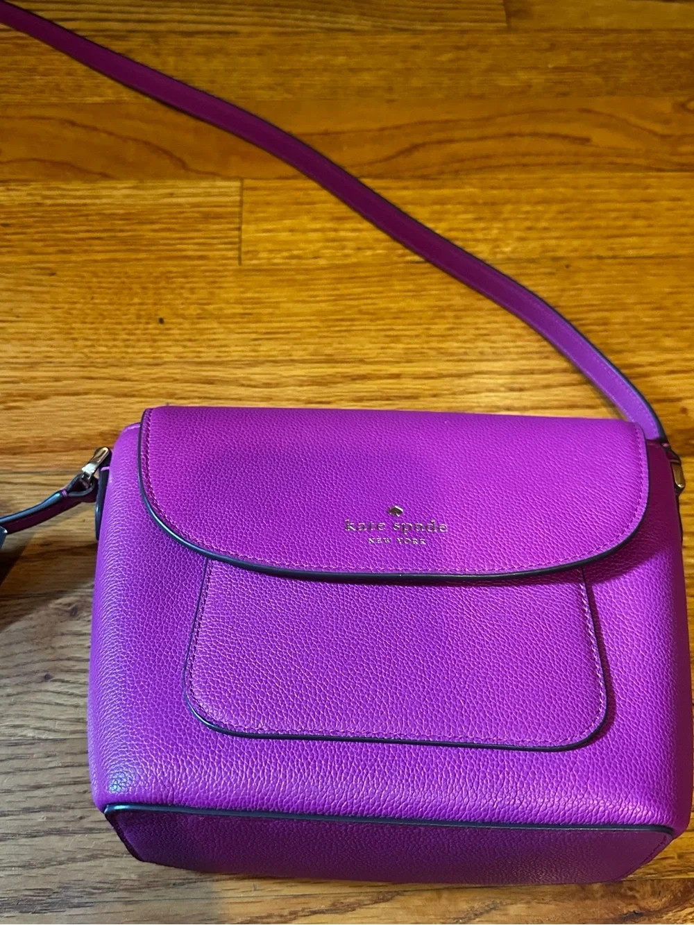Kate Spade New York Elsie Pebbled Leather Crossbody in the color Baja Rose NEW